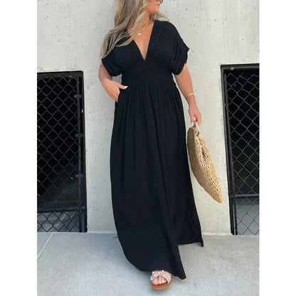 Shina | V-Neck Maxi Dress