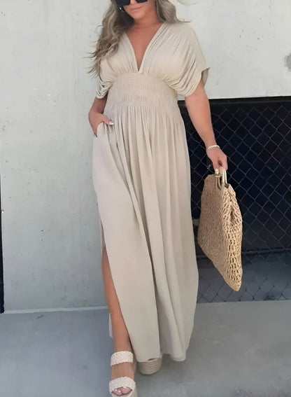 Shina | V-Neck Maxi Dress