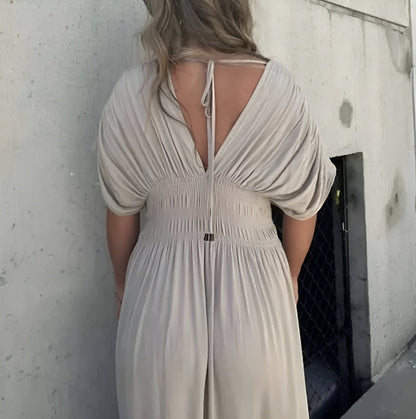 Shina | V-Neck Maxi Dress