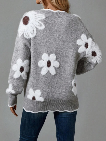 Floréa™ | Women's Flower Sweater