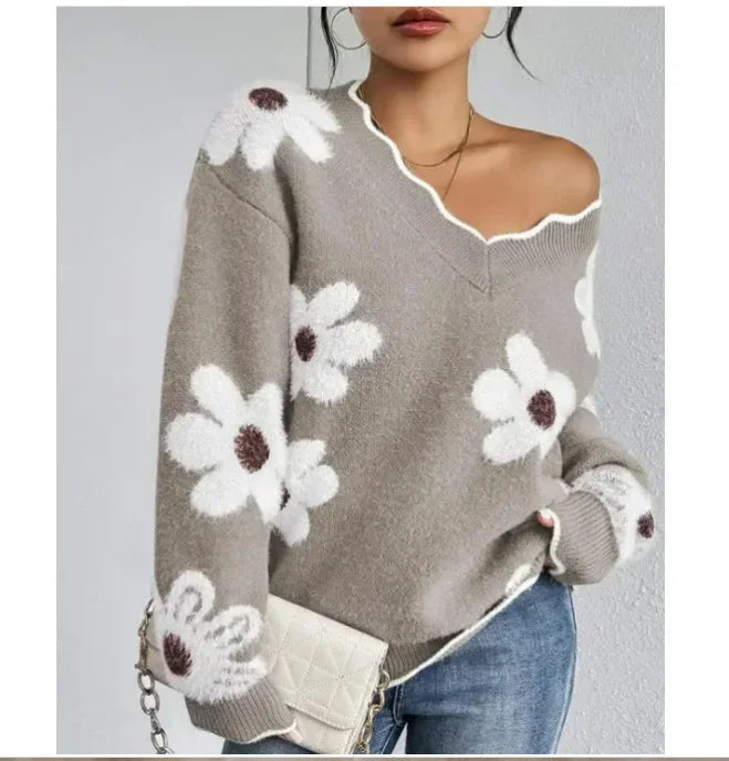 Floréa™ | Women's Flower Sweater