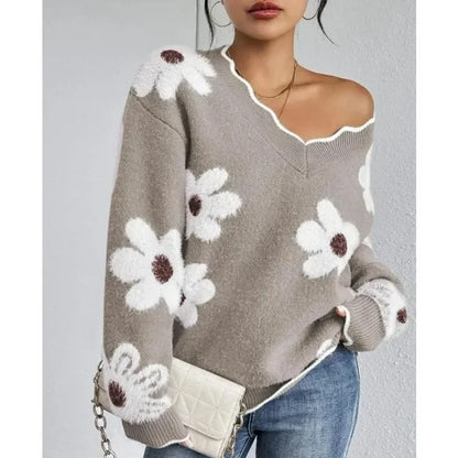 Floréa™ | Women's Flower Sweater