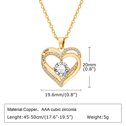 Vnox™ | Heart Necklace for Women