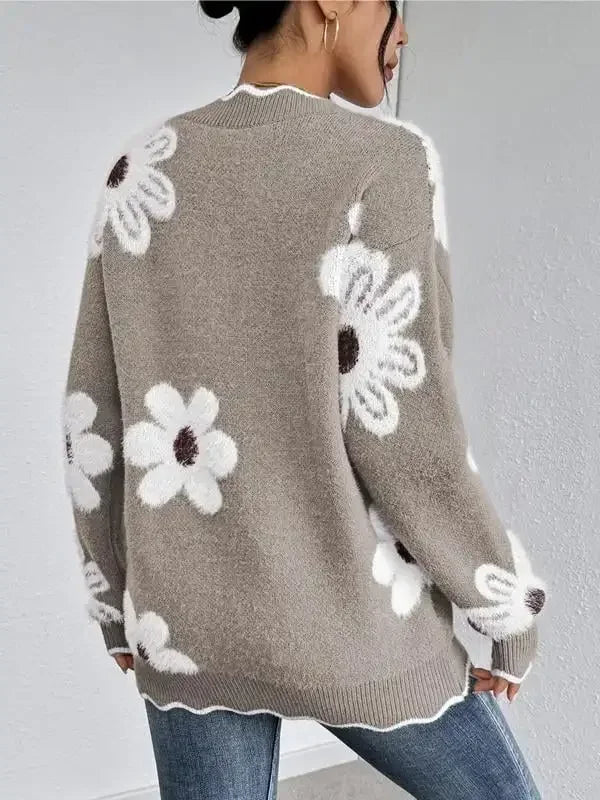 Floréa™ | Women's Flower Sweater