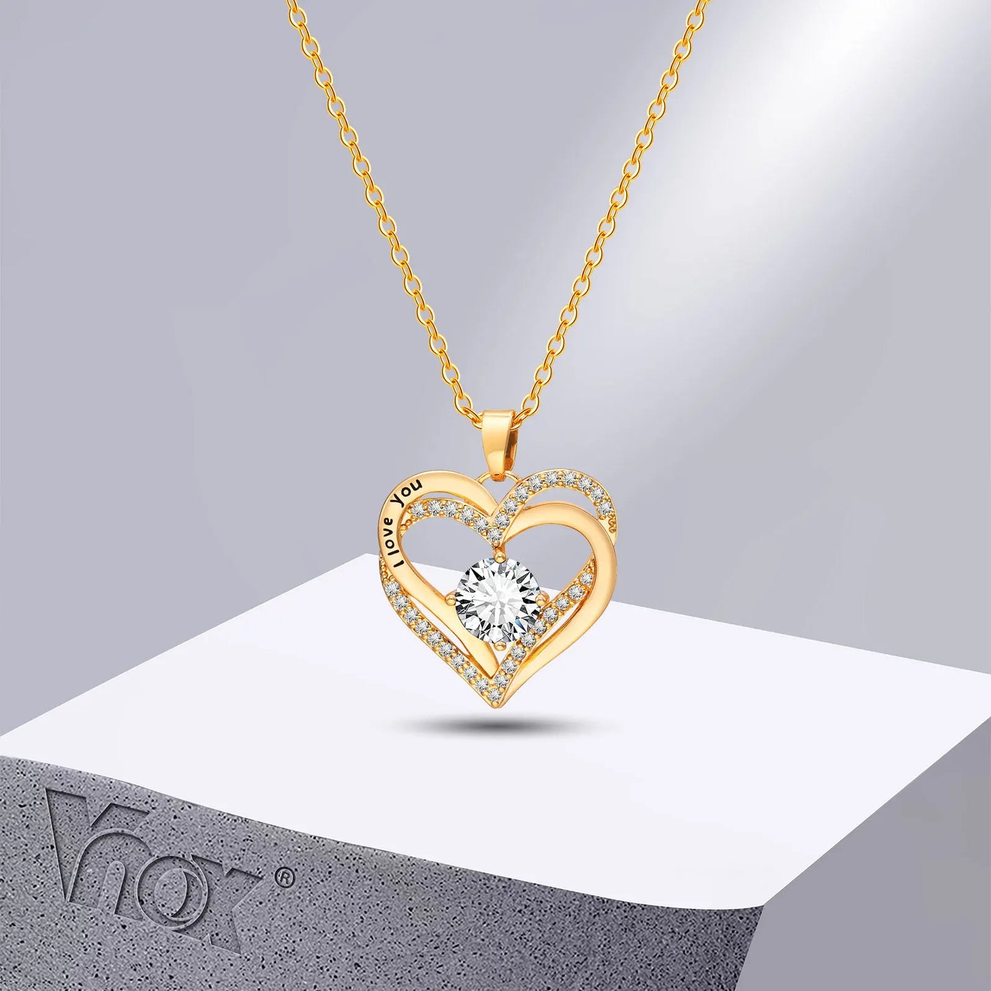 Vnox™ | Heart Necklace for Women