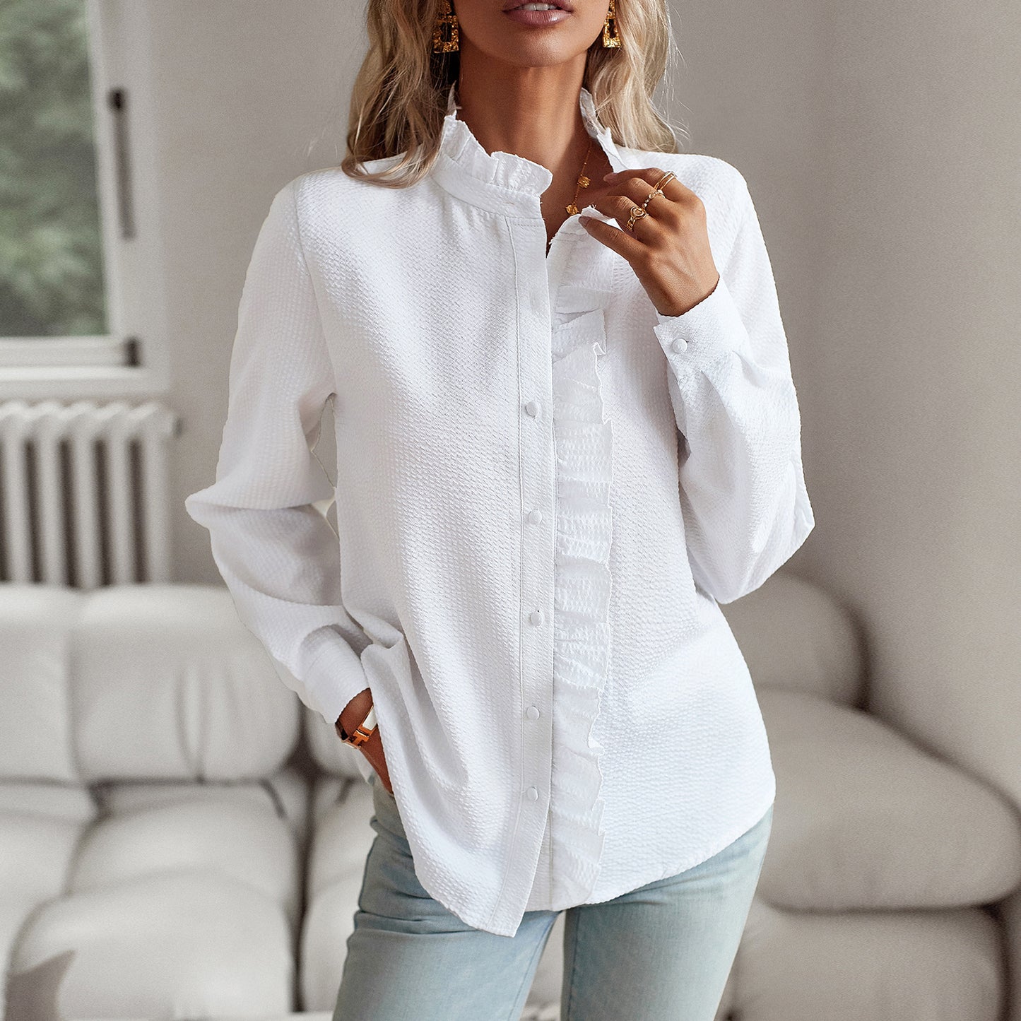 Amelisse™ | Women's Long Sleeve Blouse