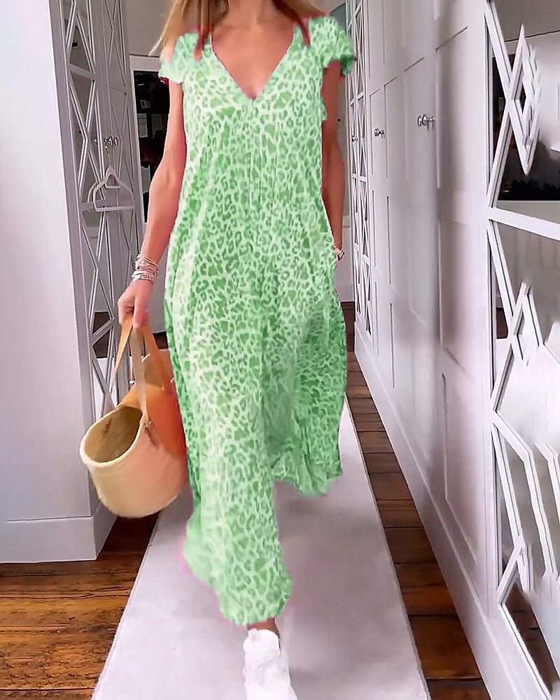 Printed Midi Dress for Women