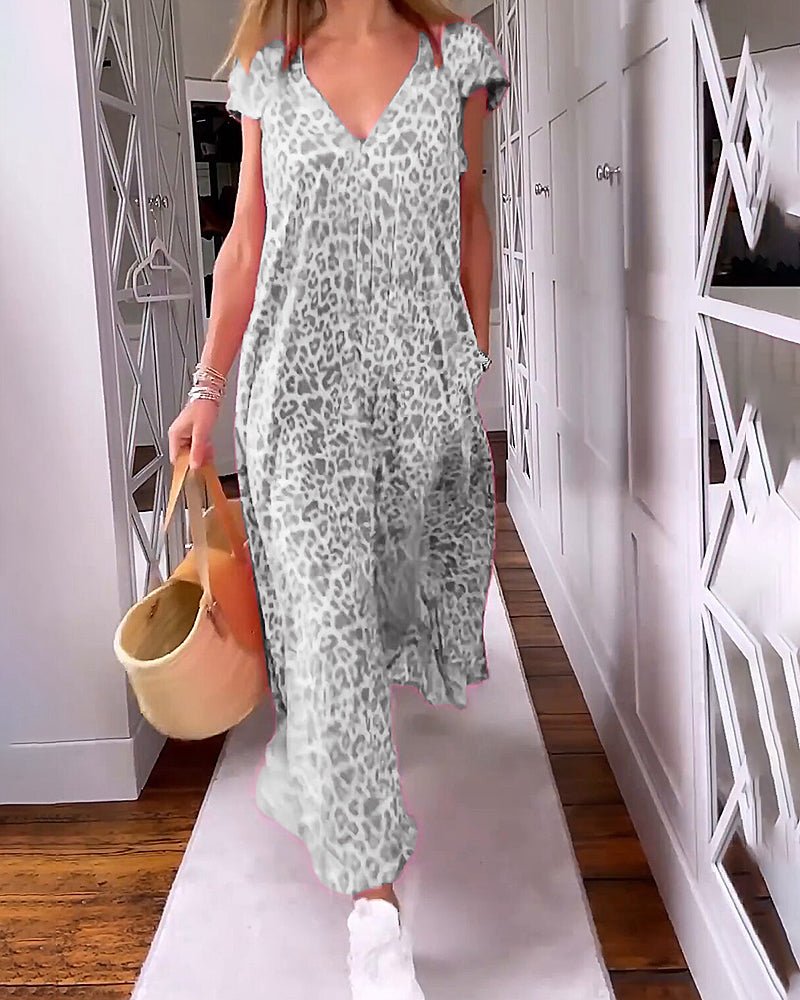 Printed Midi Dress for Women