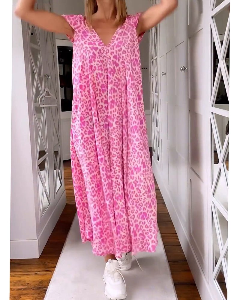 Printed Midi Dress for Women