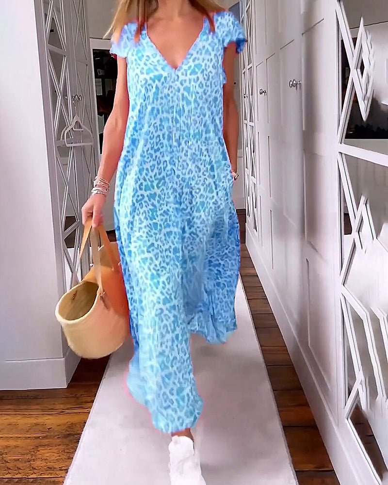 Printed Midi Dress for Women