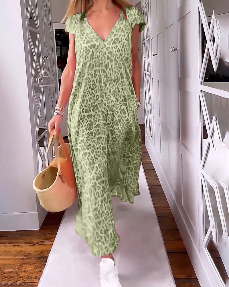 Printed Midi Dress for Women