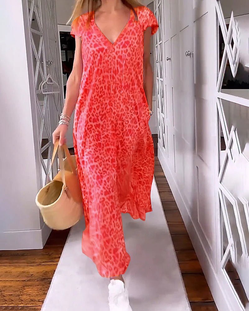 Printed Midi Dress for Women