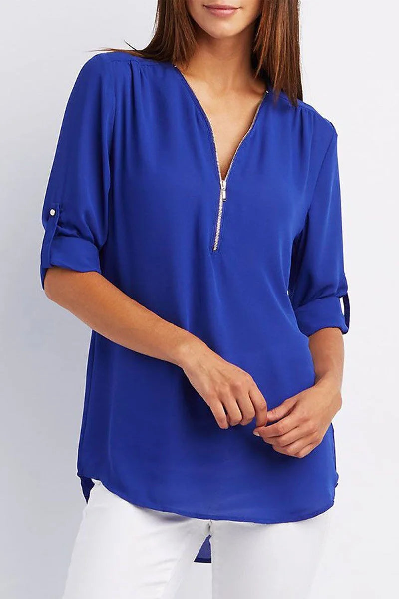 Lunara™ | Women's Zipper Shirt  (Buy 1, Get 1 Free)